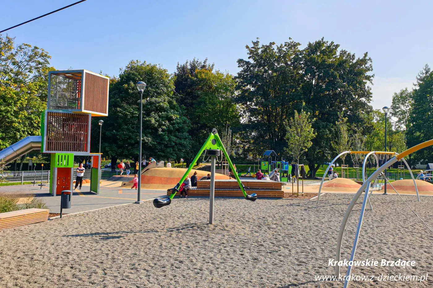 Park Krowoderski plac zabaw