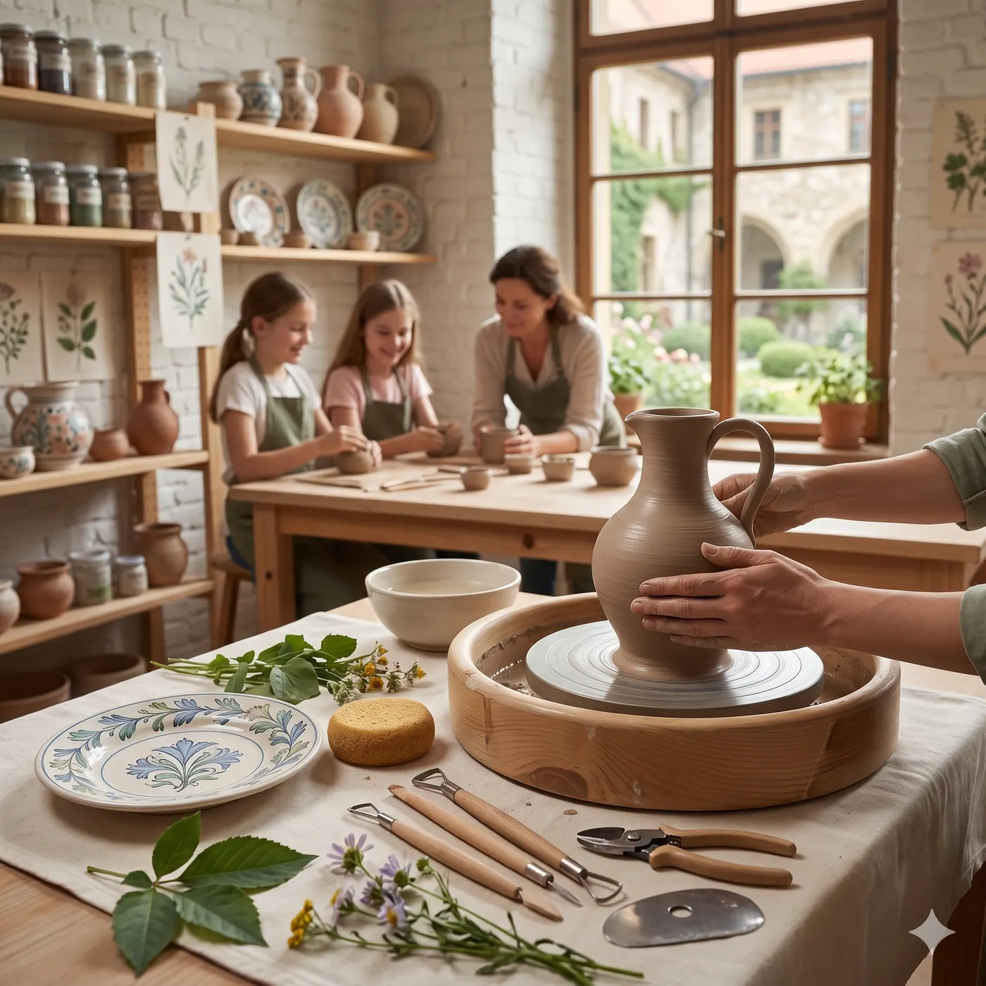 W kontakcie z naturą | warsztaty ceramiczne