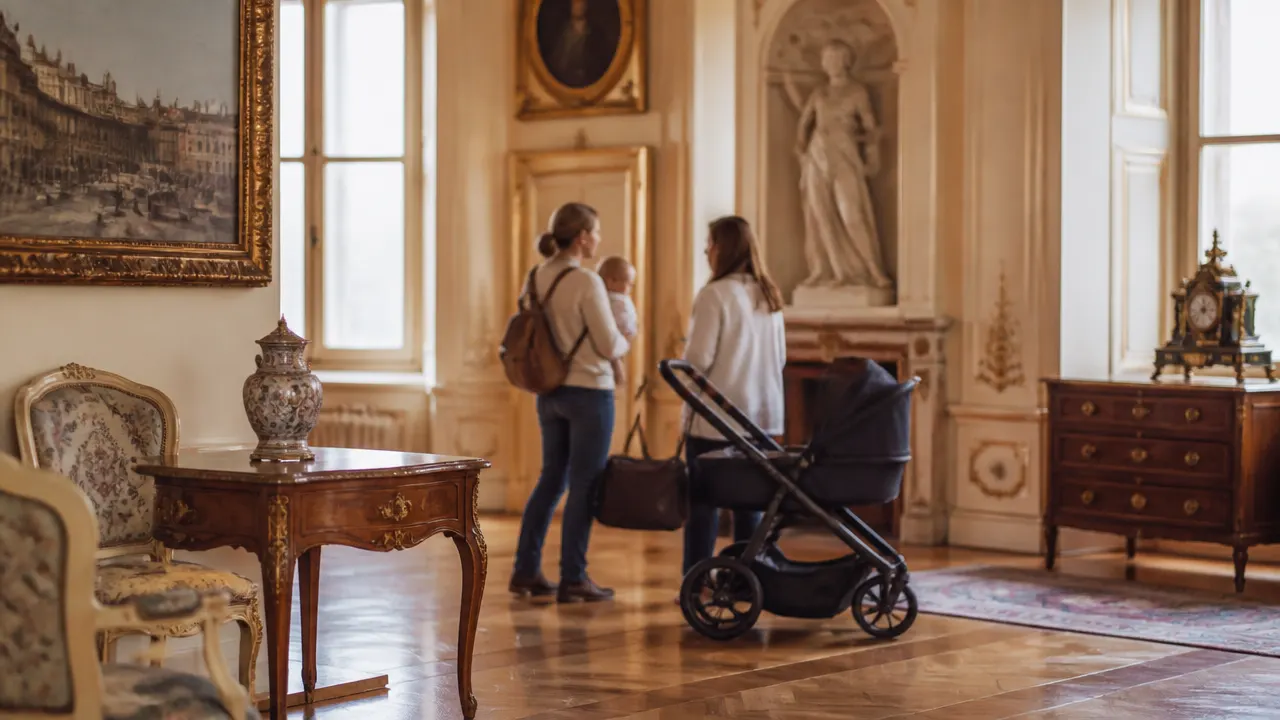 Wśród pałacowych wnętrz – oprowadzanie dla rodziców w ramach Muzeum od kołyski