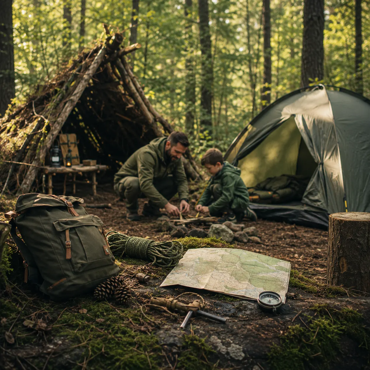 Z Tatą do lasu, czyli rodzinna akademia survivalu