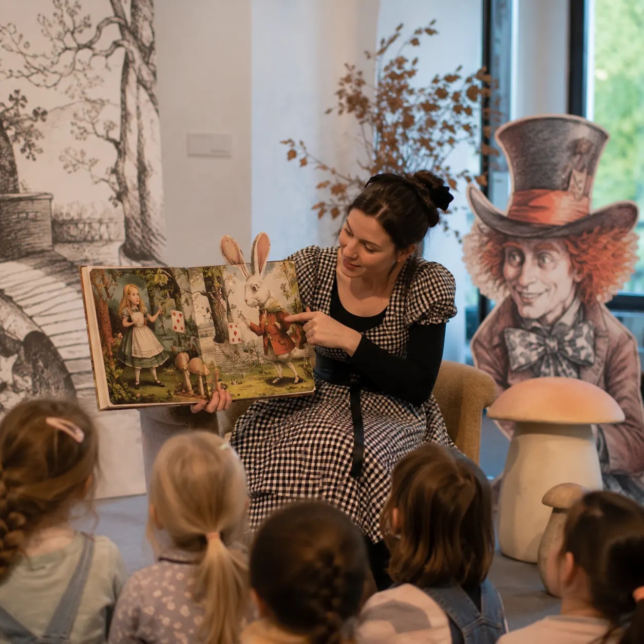 Rodzinne Poranki Literackie: Alicja w Krainie Czarów. Spotkanie z Magdaleną Kilian-Antoine
