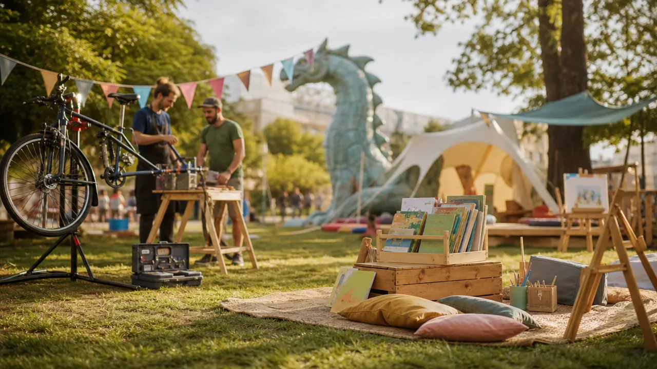 Sąsiedzki piknik na Smoczym Skwerze