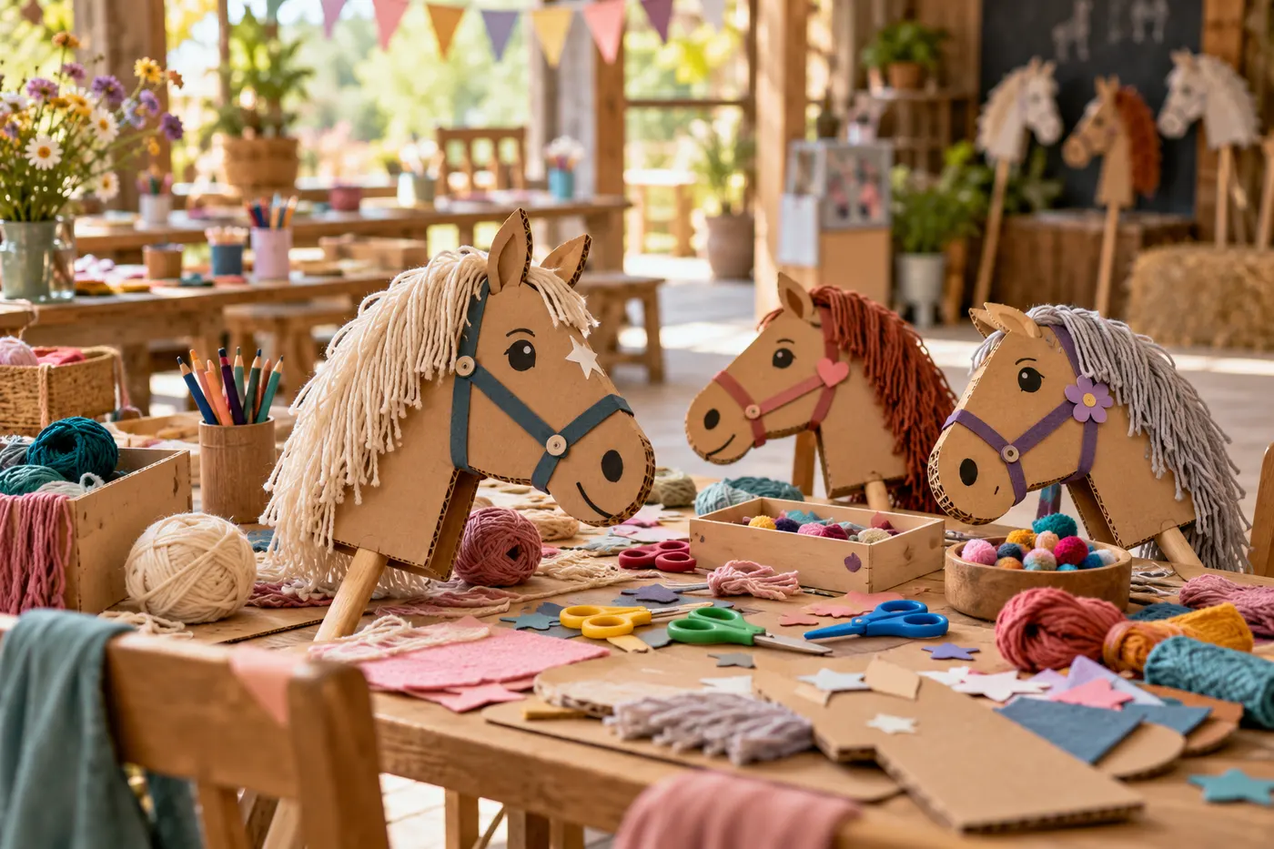Kreatywna plastyka – Hobby horse z kartonu
